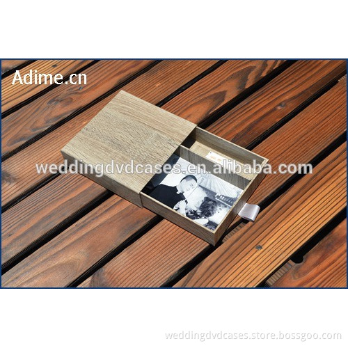 Photographer Wedding Wooden USB photo gift packaging boxes